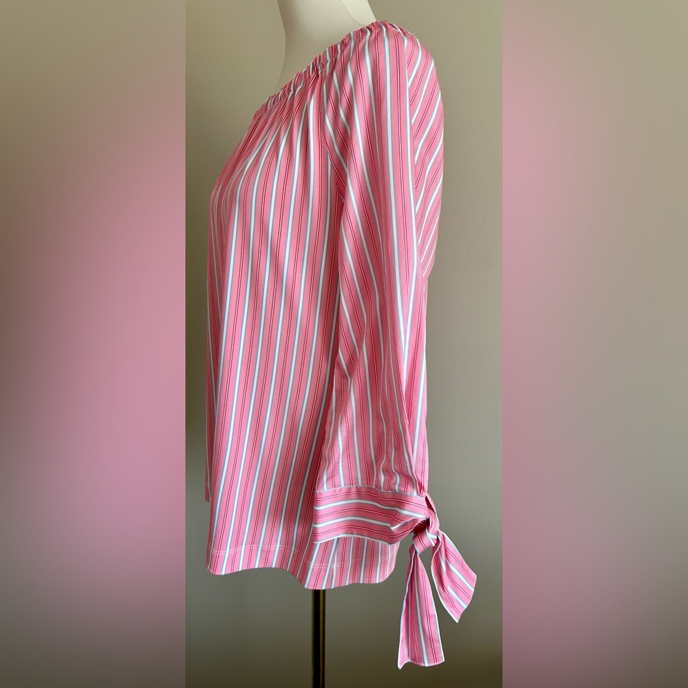 NWOT Marc Cain Striped Blouse
